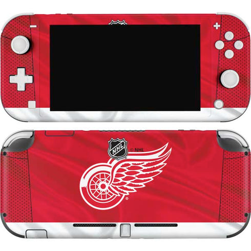 NHL Detroit Red Wings Home Jersey Nintendo Switch Lite Skin